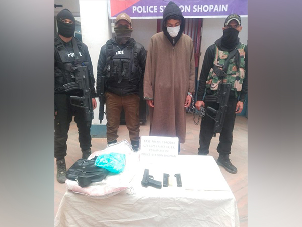 Terrorist Associate Arrested in Pulwama: Arms Seized