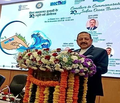 Dr Jitendra Singh Highlights Disaster Warning Leadership and Ocean Exploration