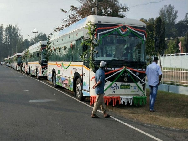 Andaman LG flags off electric buses to curb pollution 