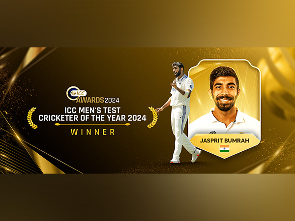 Jasprit Bumrah: ICC Men's Test Cricketer of the Year 2024