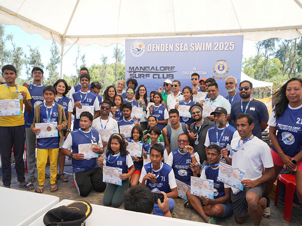 Karnataka Swimmers Dominate Den Den Sea Swimming Championship with 51 Medals