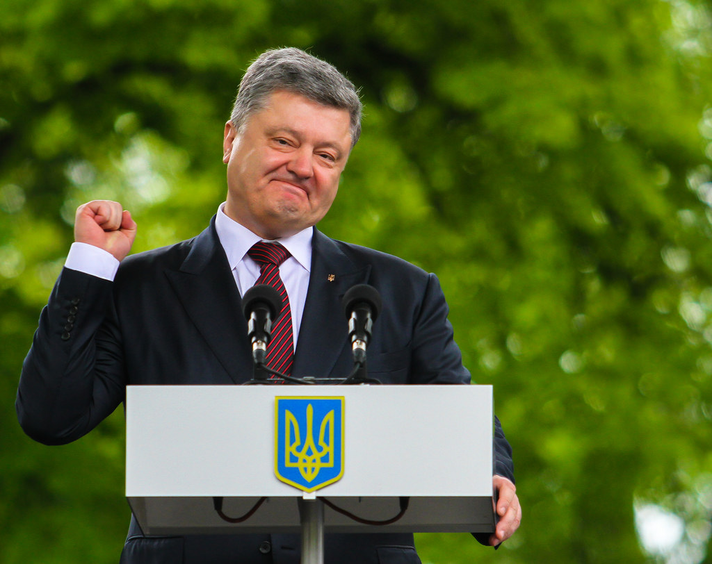 Poroshenko accepts Zelenskiy debate challenge in soccer stadium before April 21 polls