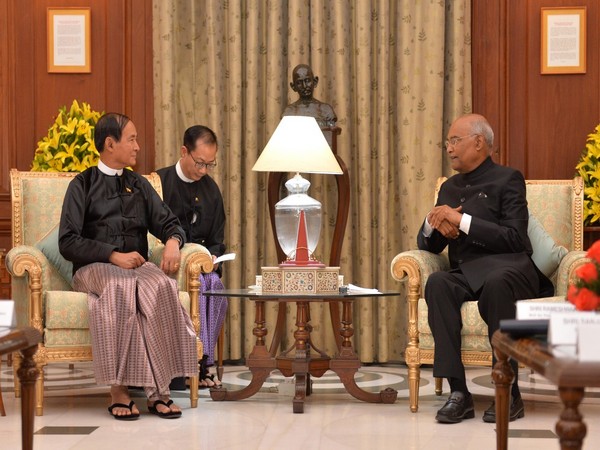 Myanmar stands at confluence of 'Neighbourhood First', 'Act East Policy', says Kovind at banquet for U Win Myint