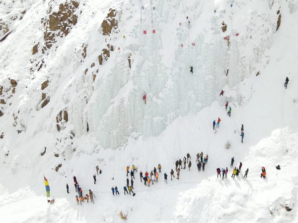 ITBP organizes first-ever ice wall climbing competition in Ladakh