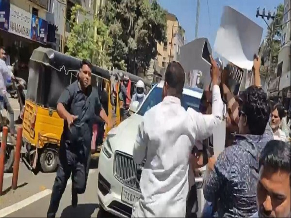 Telangana: Youth Congress workers block KTR's convoy alleging BRS leader misleading youths