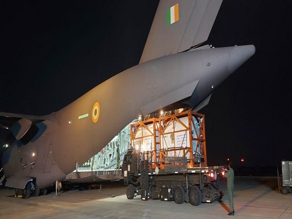 IAF airlifts 6 cryogenic oxygen containers from Dubai 