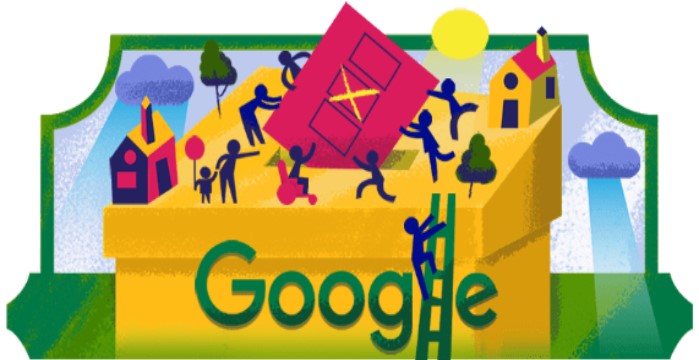 Google doodle celebrates Freedom Day of South Africa