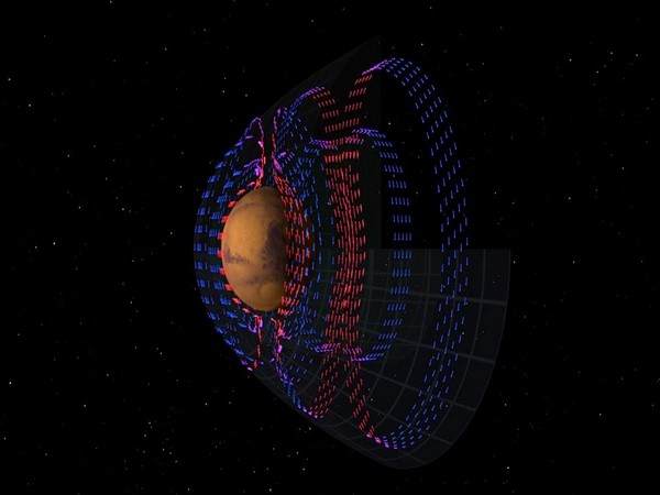MAVEN maps electric currents around Mars that are fundamental to atmospheric loss