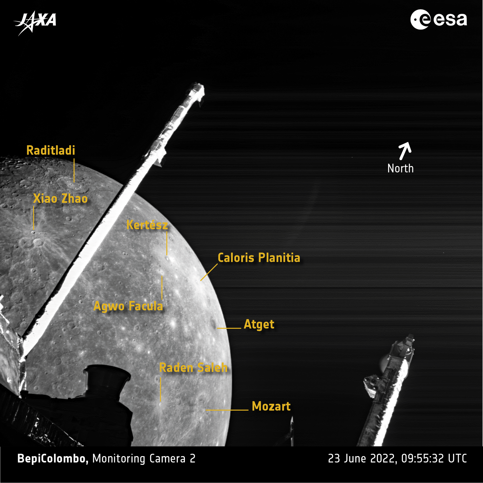 ESA/JAXA spacecraft captures Mercury’s largest basin 'Caloris' during recent flyby: See Pics