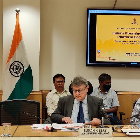 NITI Aayog launches report ‘India's Booming Gig and Platform Economy’