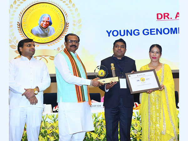 Dr. A.P.J. Abdul Kalam inspiration Award for The Young Genomic Scientist goes to Dr. C.P. Aseeb