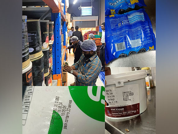 Telangana Food Safety officials inspect LuLu Hypermarket at Kukatpally in Hyderabad