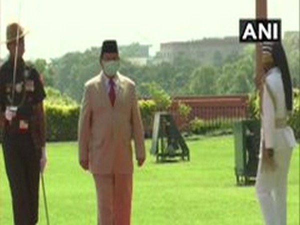 Indonesian Defence Minister inspects Guard of Honour at Delhi's South Block