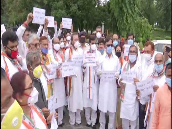 Rajasthan crisis: Congress holds nationwide protests against BJP's 'anti-democratic' actions