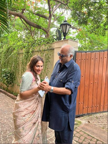 'Reminiscing old times, remembering pappi': Aishwaryaa Rajinikanth drops picture with Boney Kapoor