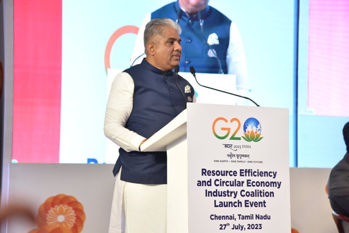 Bhupender Yadav launches Resource Efficiency Circular Economy Industry Coalition