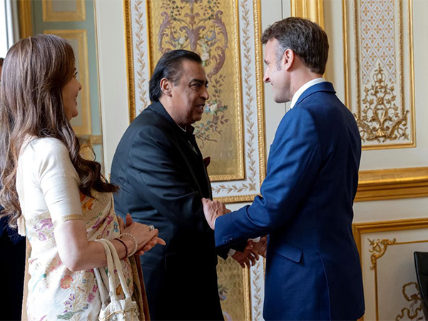 Nita and Mukesh Ambani Meet French President Macron, Celebrate Paris 2024 Olympics