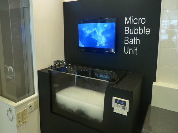 Rinnai develops micro bubble bath unit for human health