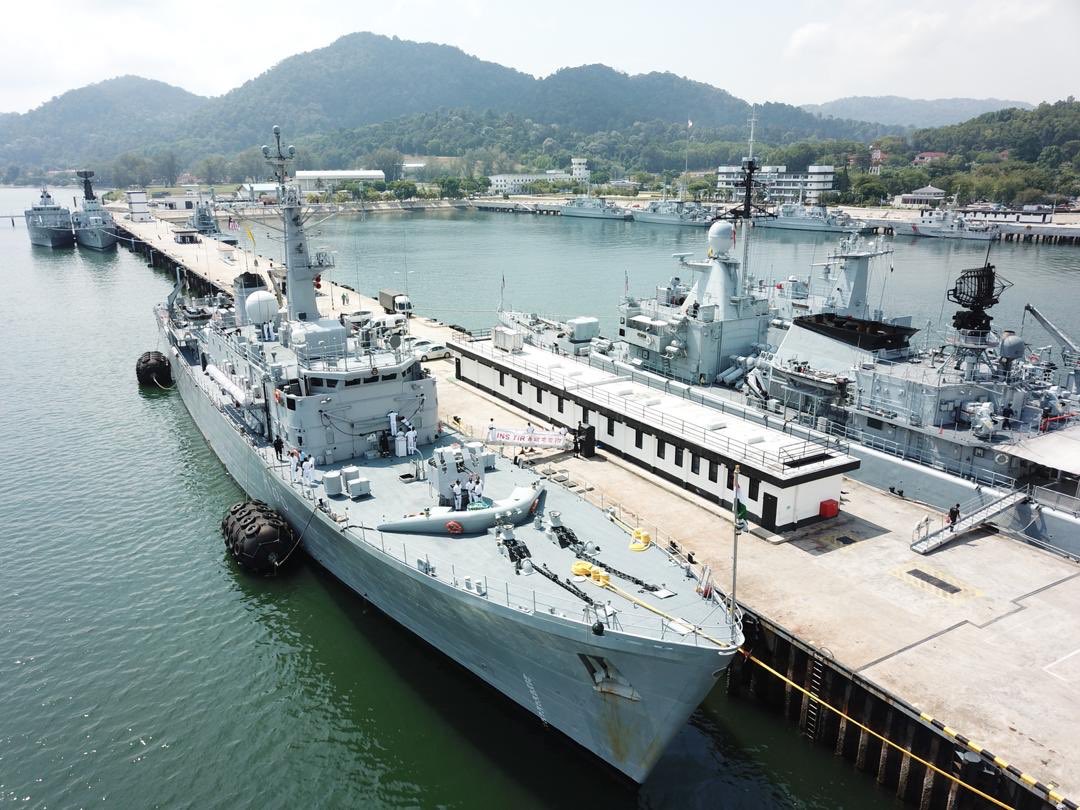 Indian Naval Ship Kulish visits Belwan harbour to emphasize India's peaceful presence in maritime domain