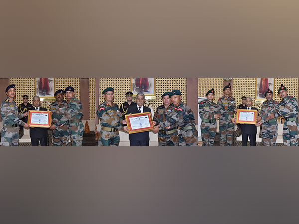 Arunachal Governor presents citations to Indian Army units guarding LAC
