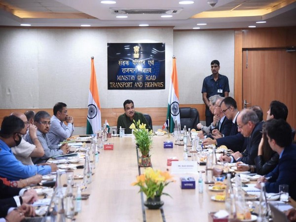 Union Transport Minister Gadkari discusses potential collaboration with French industrialists to build world-class infrastructure 