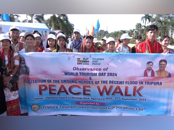 Cycle rally and peace walk flagged off by Tripura Governor Indra Sena Reddy Nallu