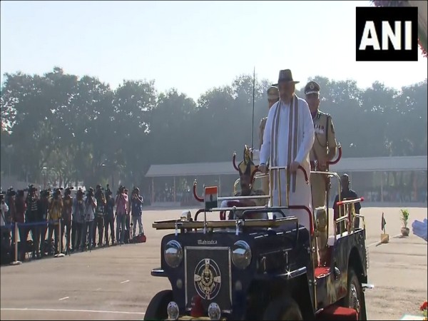 Amit Shah reviews passing out parade of IPS probationers in Hyderabad