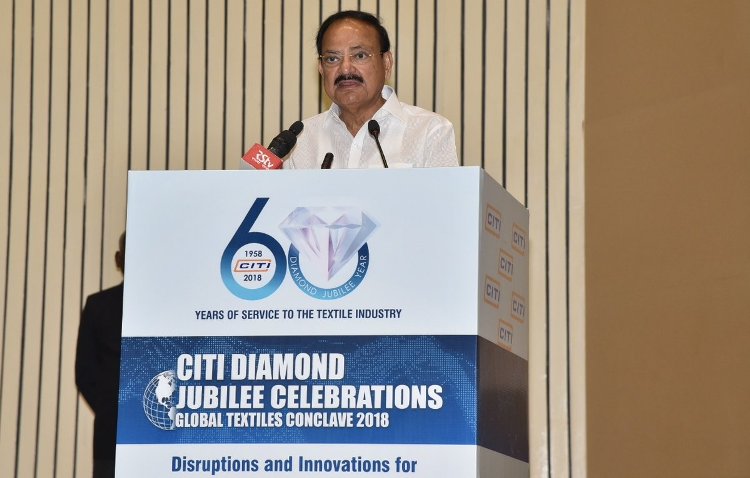Vice President of India addresses CITI Global Textile Conclave 2018