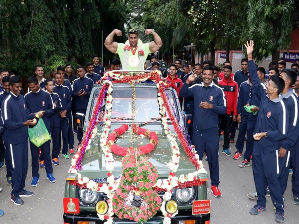 Bodybuilding gold medalist Havildar Anuj Kumar comes home to thunderous welcome