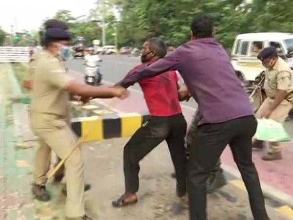 3 farmers attempt to end their lives in front of Odisha Assembly, saved by police 