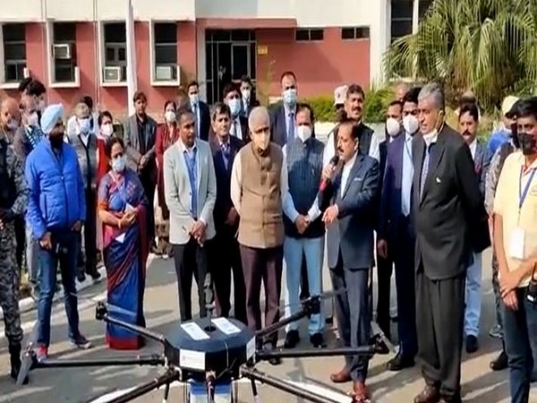 Jitendra Singh launches drone based vaccine delivery service in Jammu