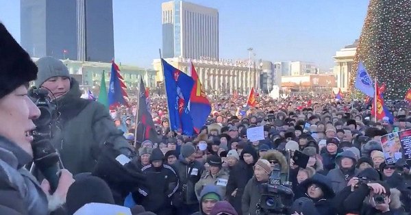 Mongolians protest against corruption, anger focused on Miyeegombyn Enkhbold