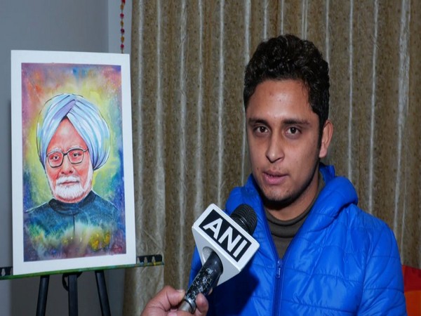 Young Artist Pays Tribute to Manmohan Singh with Masterful Watercolour