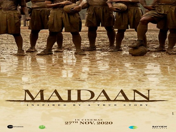 Ajay Devgn unveils teaser poster of 'Maidaan'