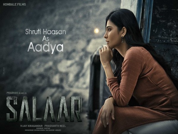 Shruti Haasan's first look from 'Salaar' revealed