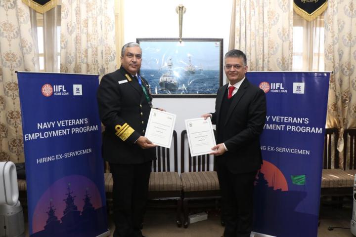 INPA and IIFL Home Finance Ltd sign MoU for recruitment of Naval Veterans