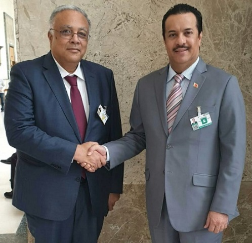 Bahrain's Assistant Minister for Foreign Affairs praises relations with Egypt