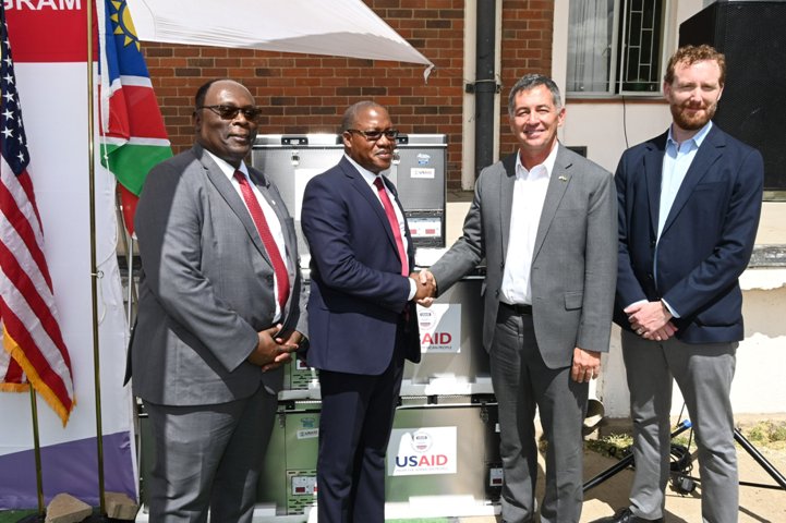 US hands over mobile freezers and temperature monitoring systems to Namibia