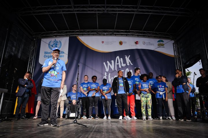 WHO’s Fifth Walk the Talk: The Health Challenge for All Draws 8000 Participants to Kickstart World Health Assembly