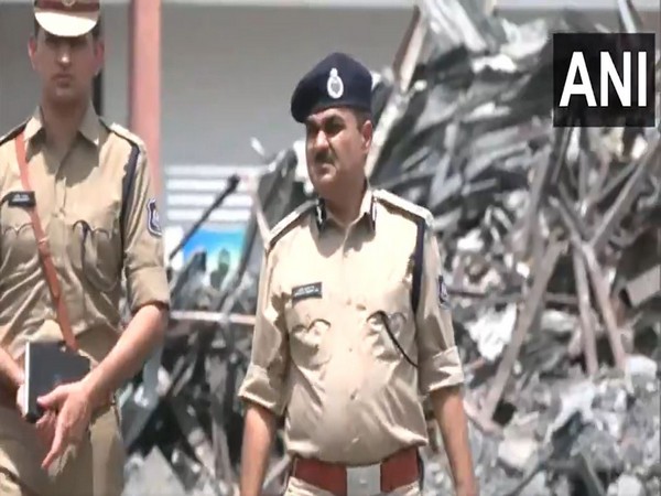 Rajkot's newly appointed Police Commissioner inspects fire incident site