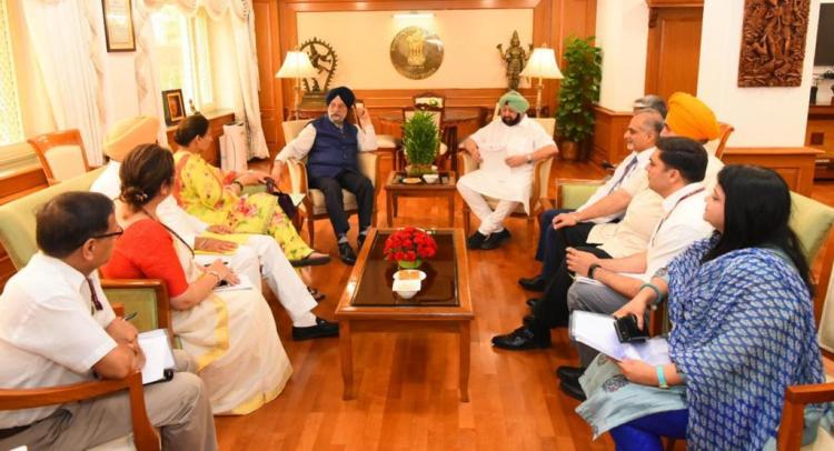 Hardeep Singh Puri assures Punjab CM of quick approval of Sultanpur Lodhi Infra development work