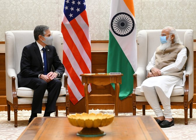 U.S. Secretary of State Blinken calls on PM Narendra Modi 