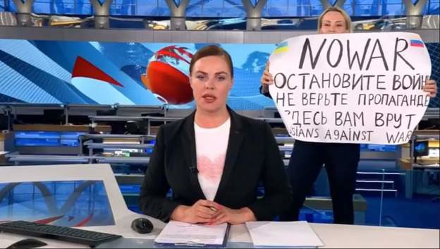 Russian anti-war protester defies court trying her for discrediting the army