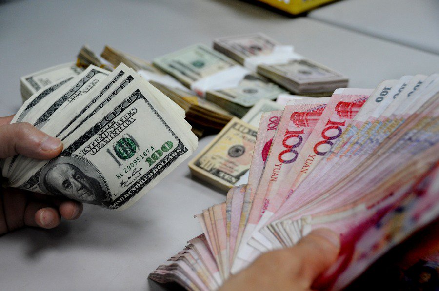 Chinese currency yuan weakens 124 basis points to 6.8526 against US dollar