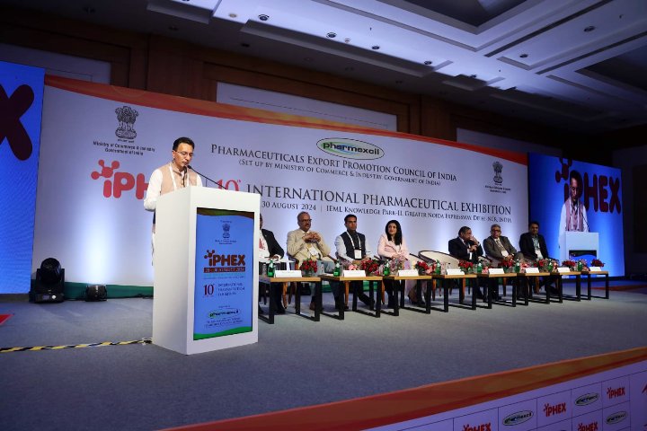 India Emerges as Global Pharma Leader: Jitin Prasada Inaugurates IPHEX 2024