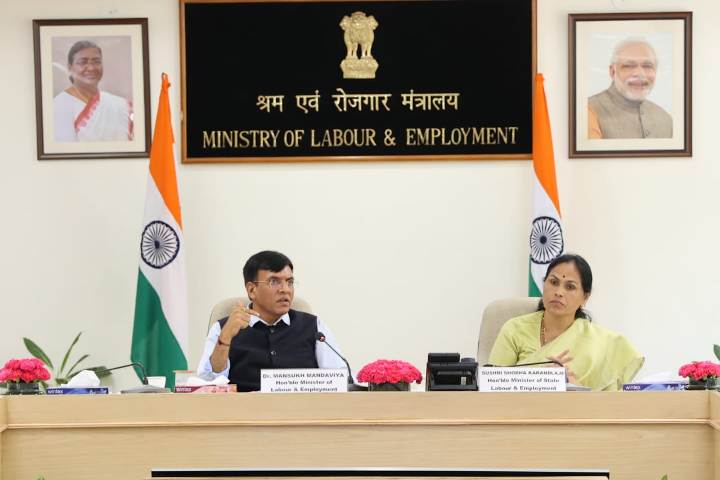 Dr Mandaviya Chairs High-Level Meeting on Employment Data and Overseas Emigration Trends