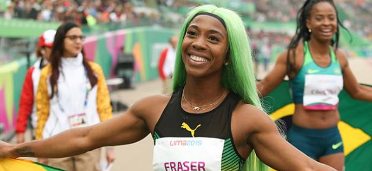 Olympics-Athletics-Jamaica's Fraser-Pryce says pre-race light show was long