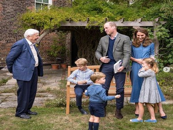 Prince George receives a prehistoric gift from broadcaster David Attenborough