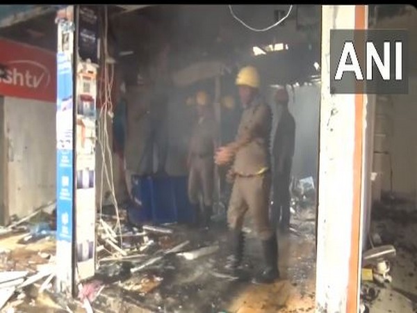 Blaze Erupts in Siliguri's Bidhan Market, Firefighters Battle Flames