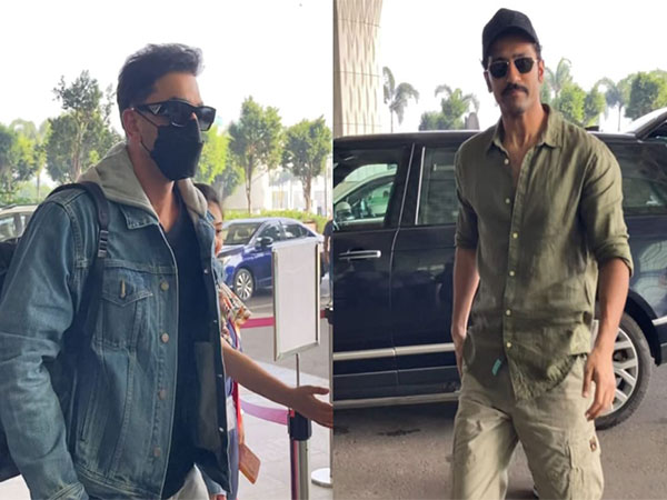 Ranbir Kapoor and Vicky Kaushal Spark Airport Fashion Buzz Ahead of New Film